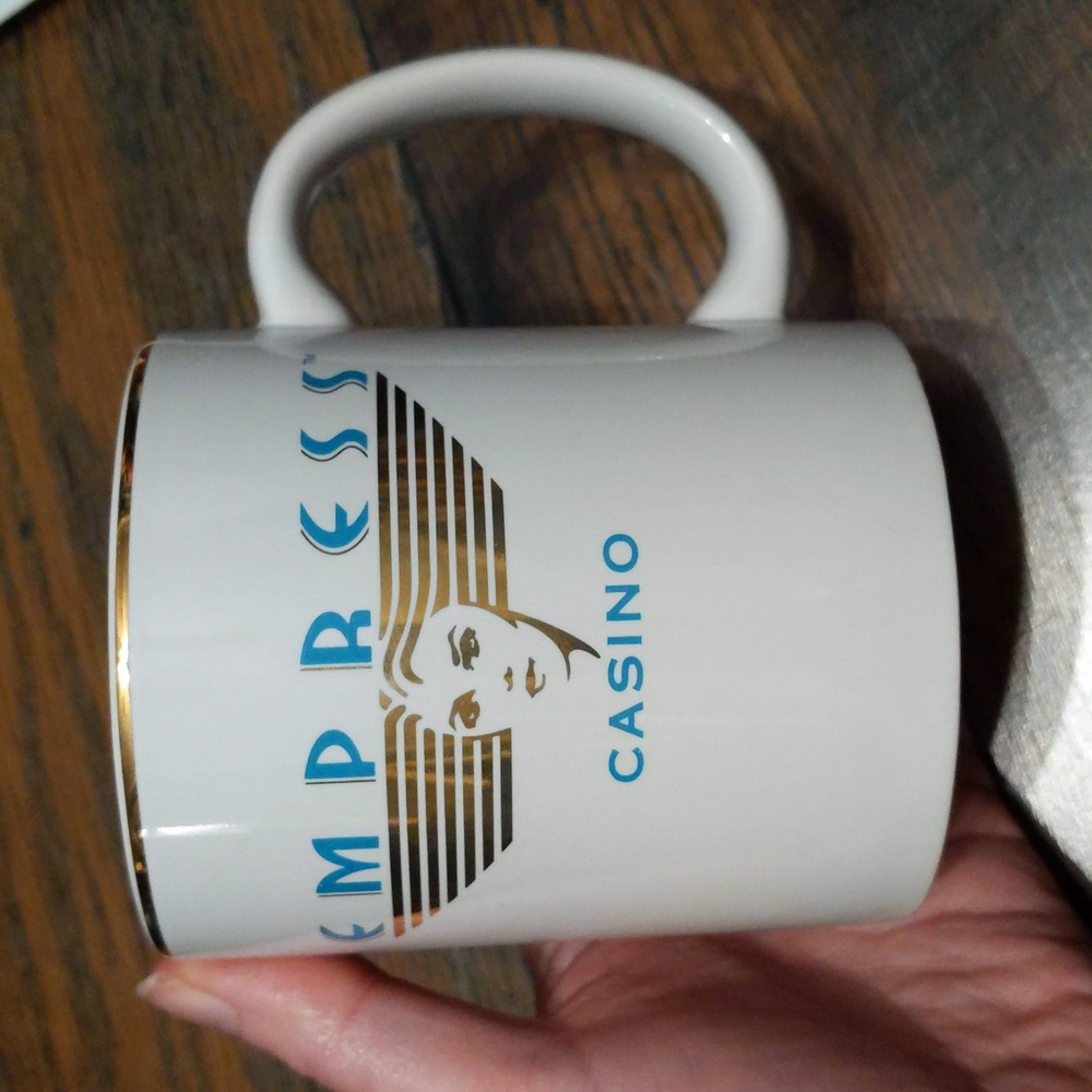Vintage Empress Casino mug